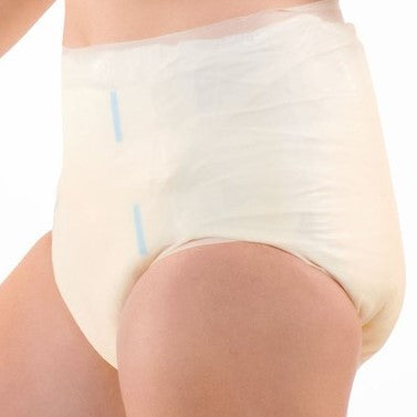 Rubber diaper pants with press studs