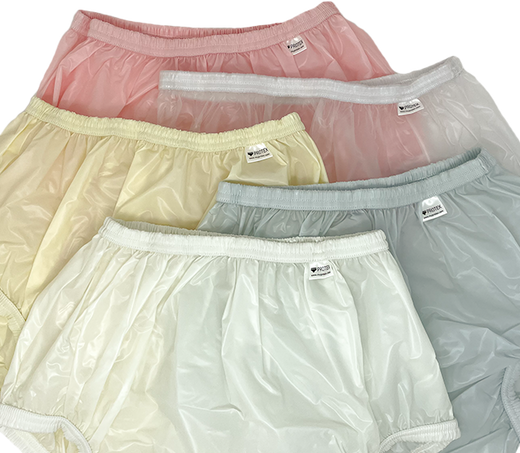 vinyl, rubber, or latex pants in adult sizes By AC Medical Supplies