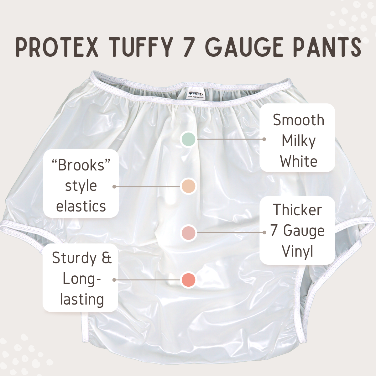 Protex TUFFY 7 Gauge: WHITE Thicker Covers