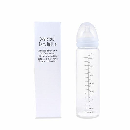 Adult Baby Bottle: Vintage-Style Glass