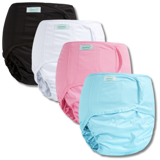 Adult Diaper Wrap - Adjustable, Washable Cover - Various Colors