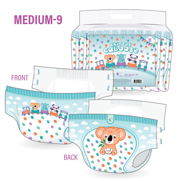 Rearz MEGA Disposable Diaper: Critter Caboose – Protex