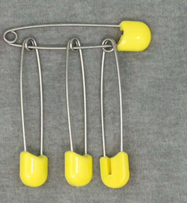 Rearz - Jumbo Duck Steel Locking Diaper Pins Yellow