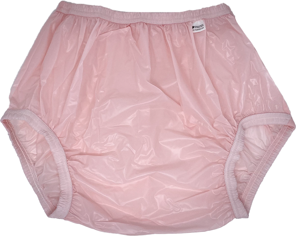 Vinyl Waterproof Incontinence Underpants, 3 Pair, Medium, Clear